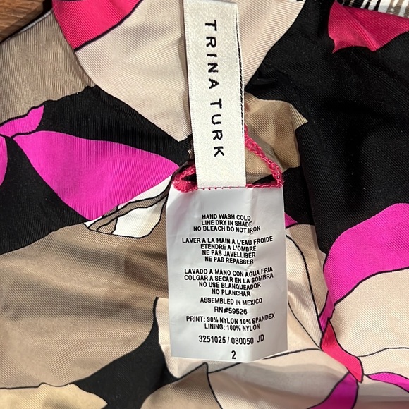NWOT Trina Turk Lynx Reversible High Neck One Piece - Picture 15 of 16